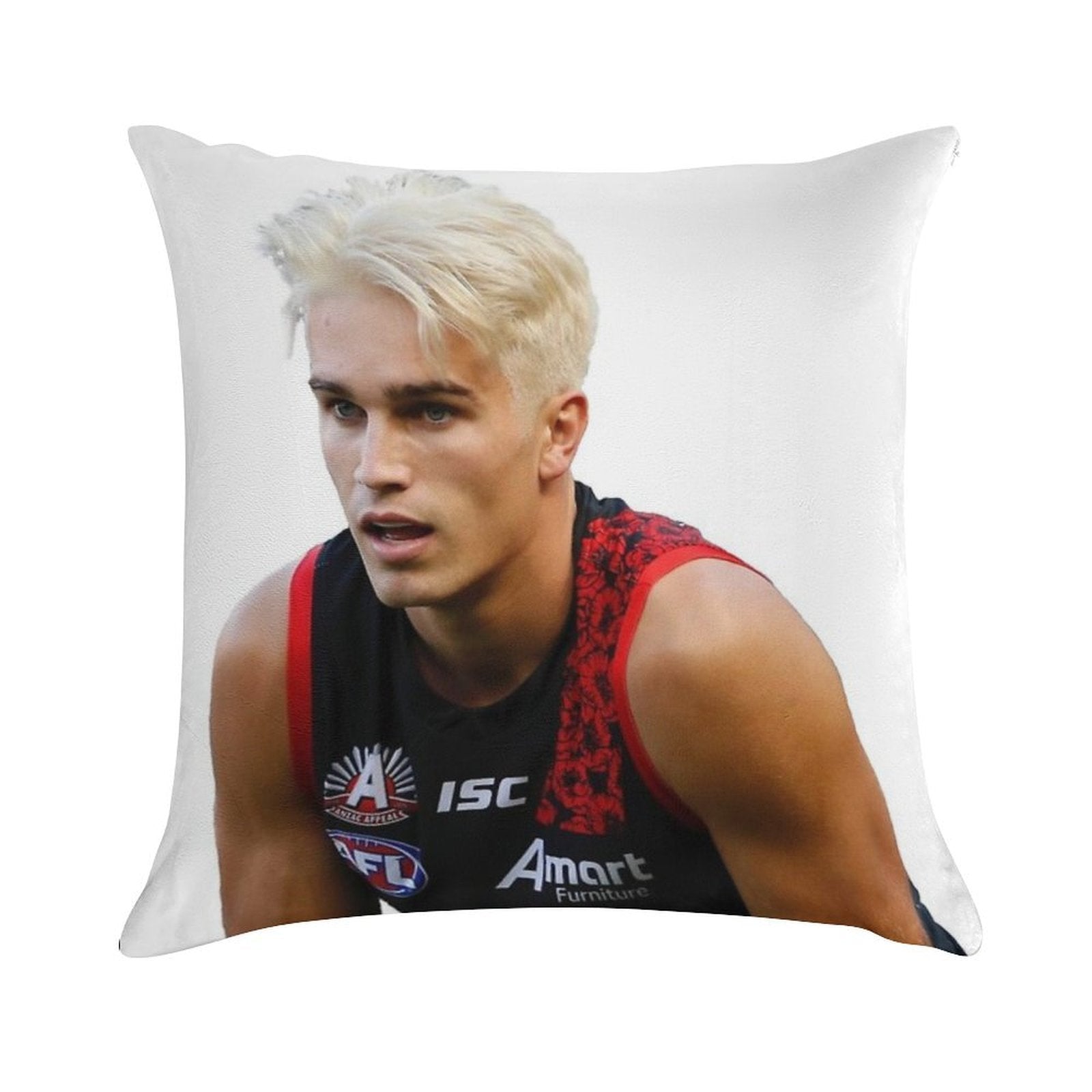 Matt Guelfi Soft Short Plush Fabric Throw Pillow