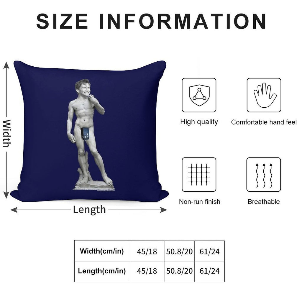 The David... Tennant Soft Warmth Comfort Throw Pillow