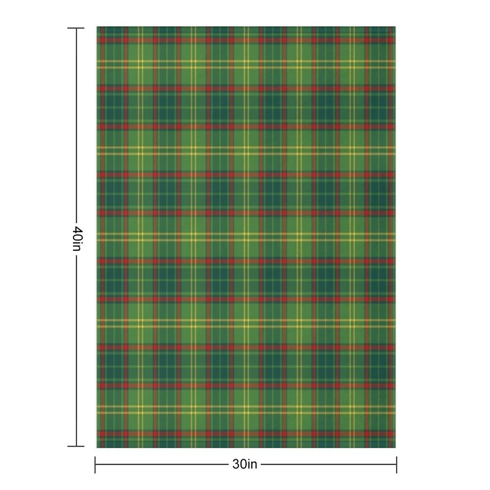 County ARMAGH Tartan  Official Armagh Tartan, Ulster, Ireland Gift-ready Throw Blanket