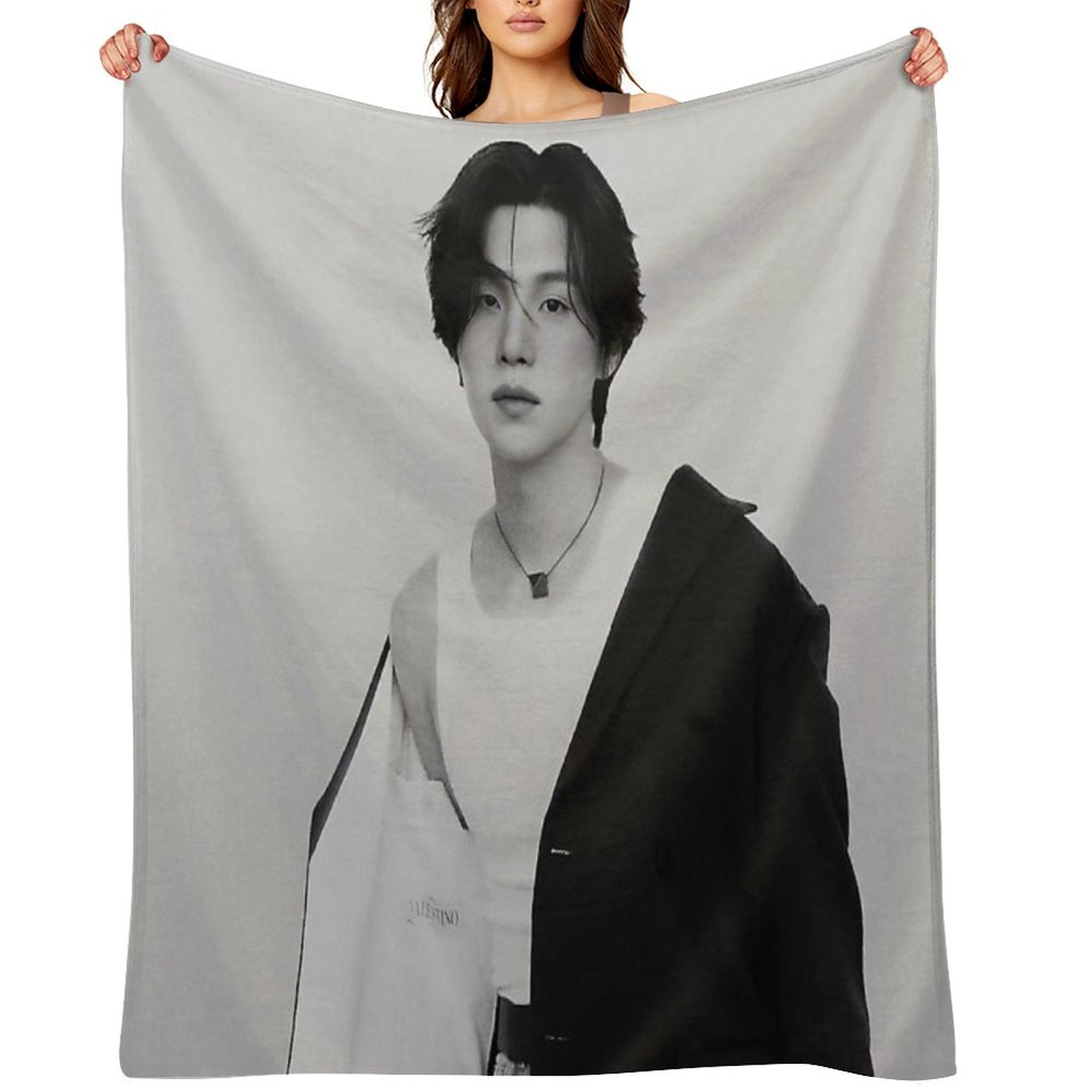 Min Yoongi BTS Suga Agust D Monochrome All-season Throw Blanket
