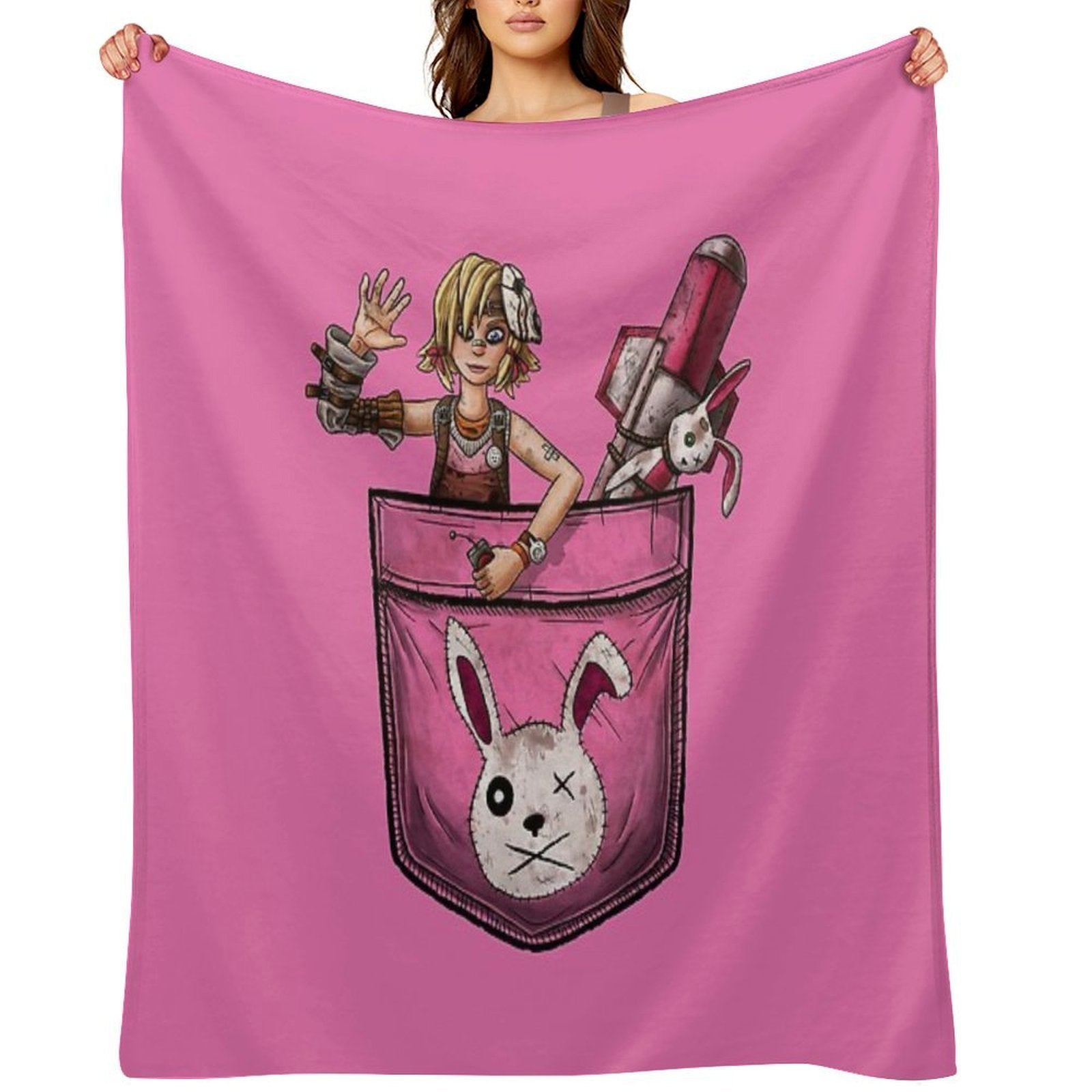 Pocket Tiny Tina - Borderlands Premium Throw Blanket