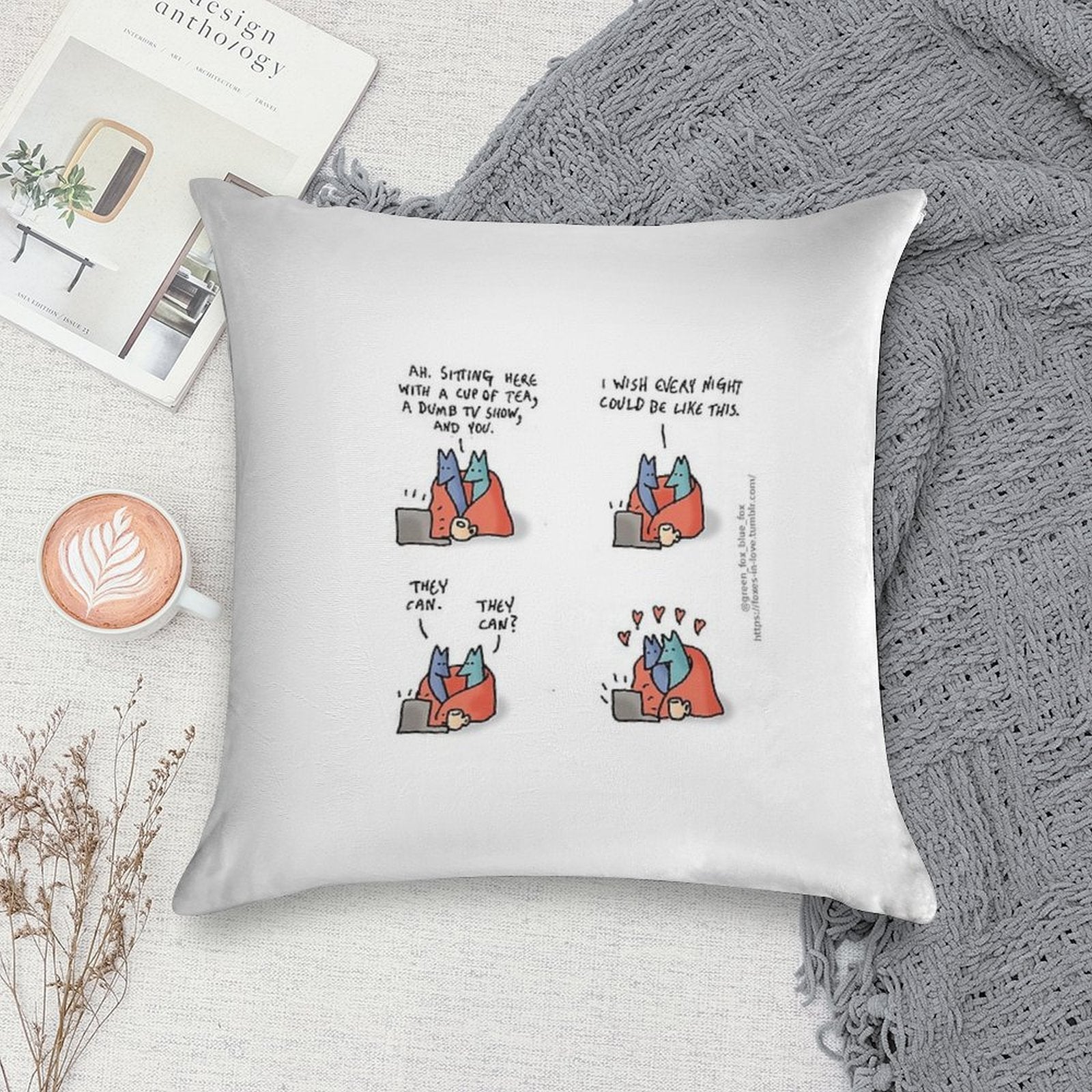 Every Night Soft Decorative Cover Throw Pillow