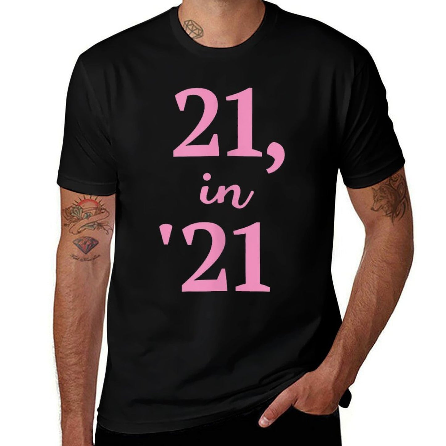 21 in 21, 21st Birthday  Relaxed-fit T-Shirt