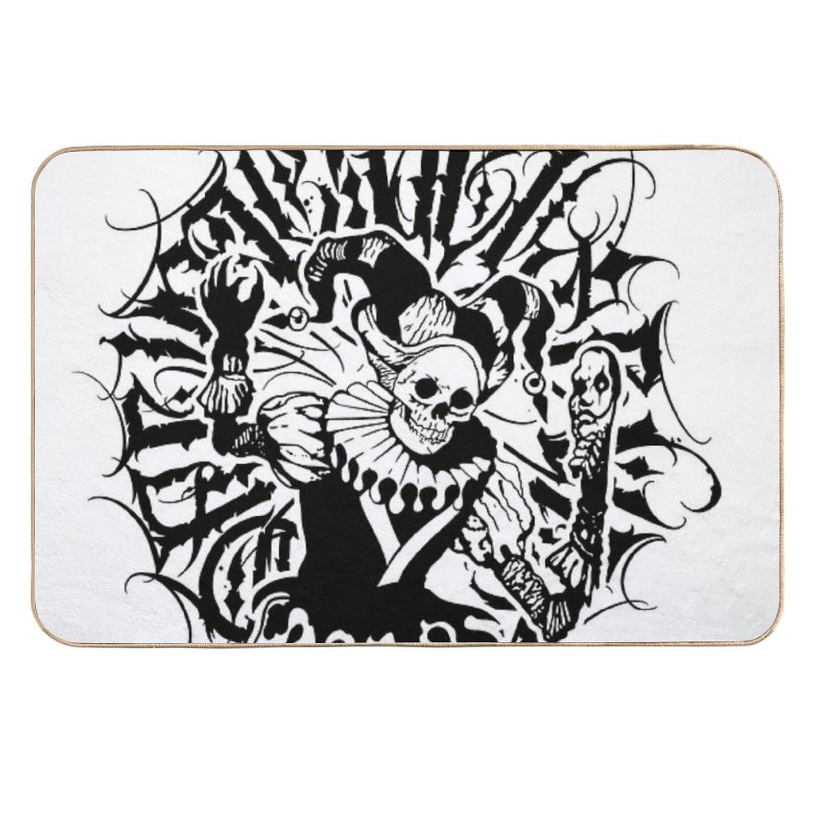 Death Joker  Multi-Purpose Bath Mat