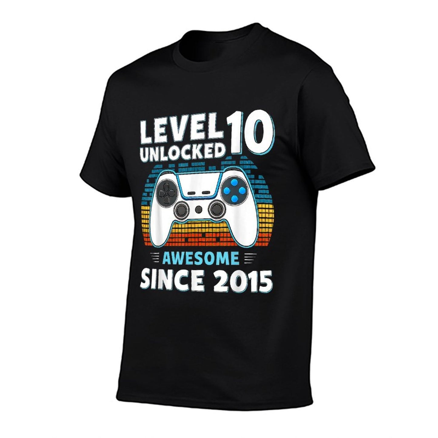 10 Year Old BDay Decorations Son Boy 10yr 2015 10th Birthday  Wrinkle-resistant T-Shirt