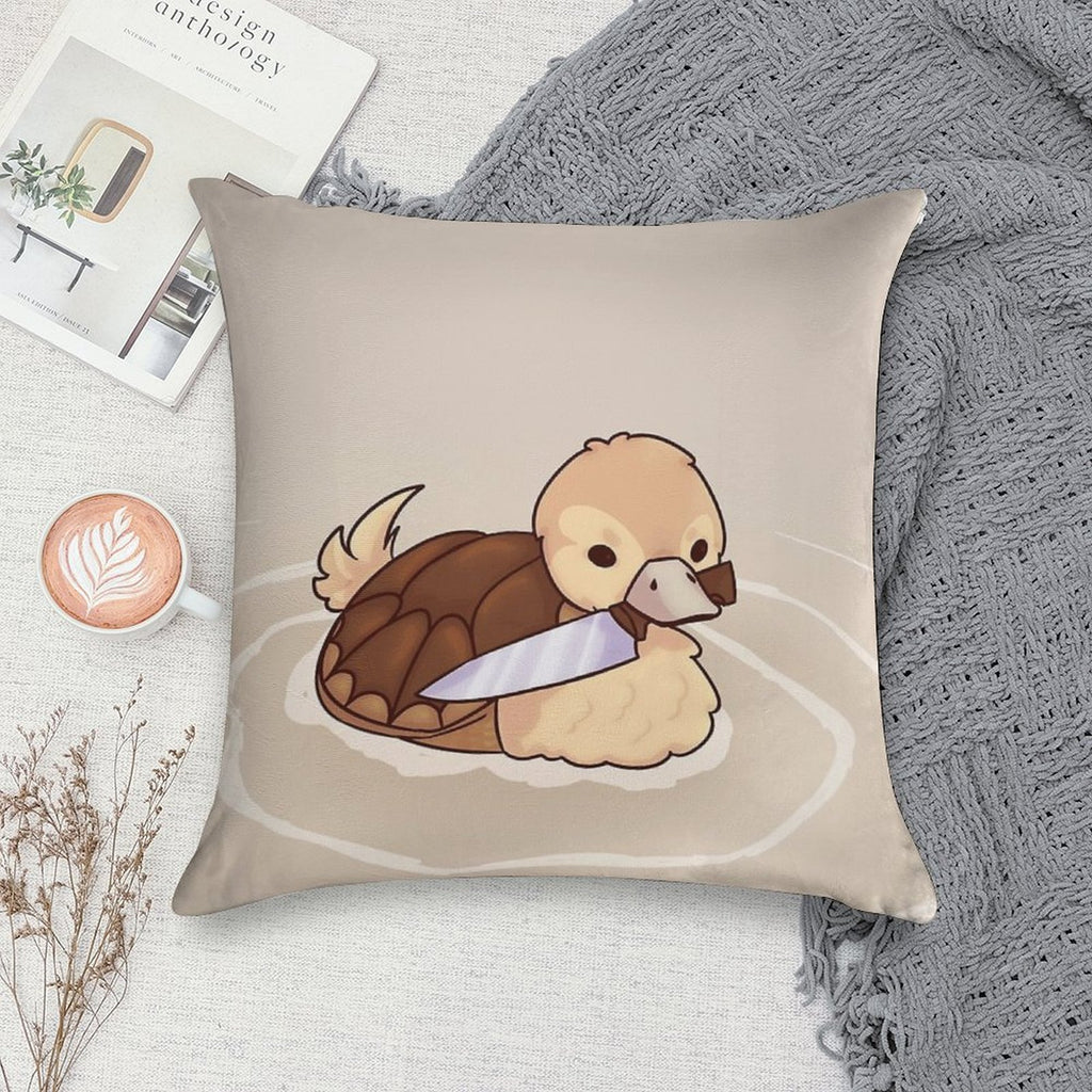 ATLA Turtle Duck with Knife Soft Gift Ready Throw Pillow
