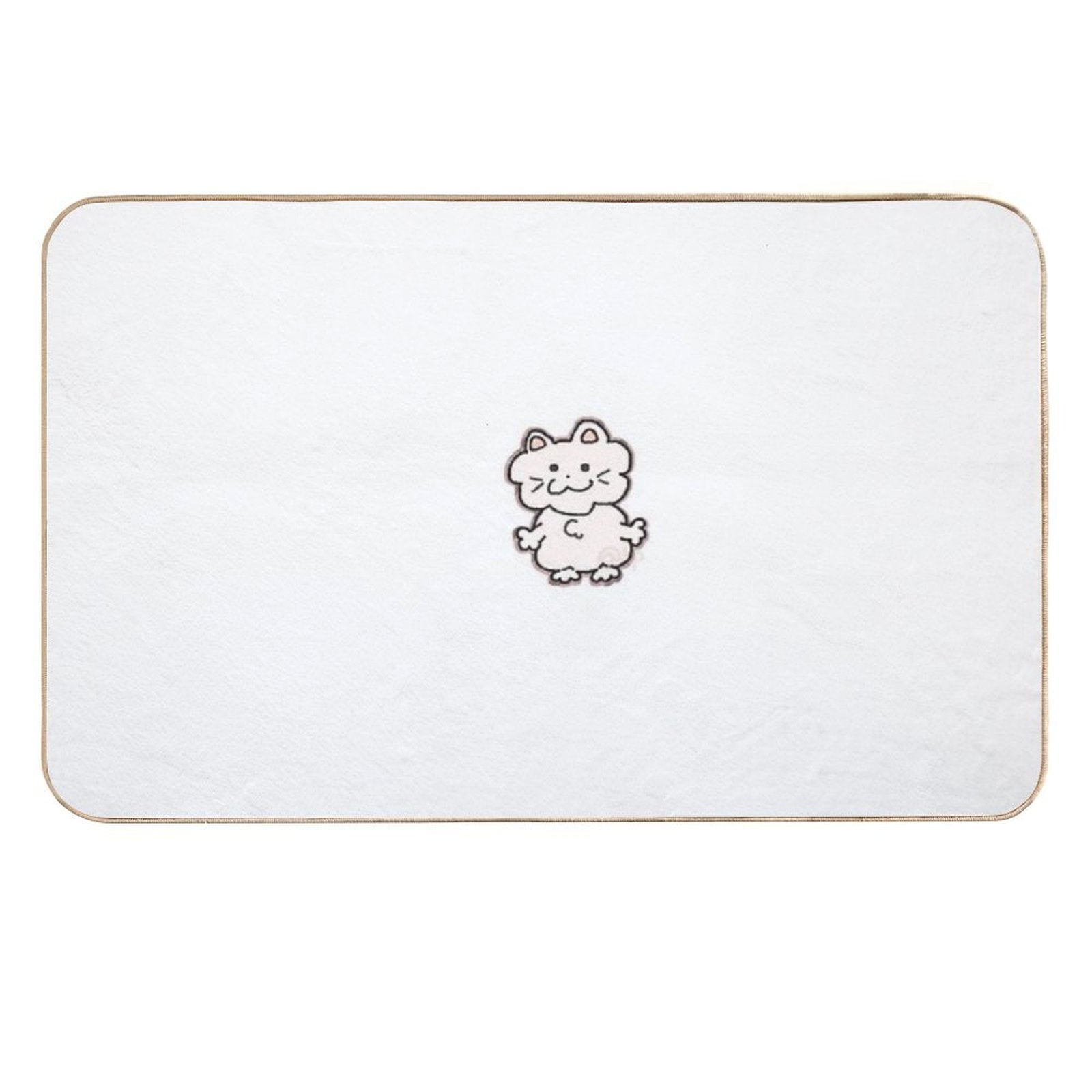 Doodle Cat  Long-Lasting Bath Mat