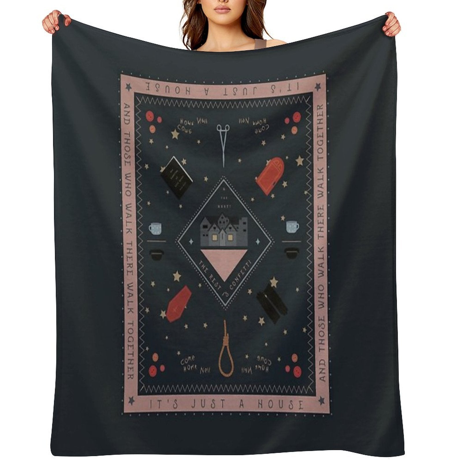 The Haunting of Hill House Machine-washable Throw Blanket