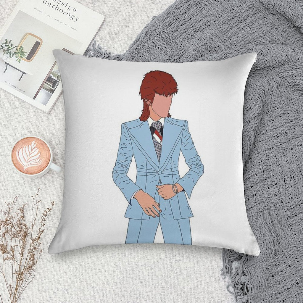 Bowie Soft Anti-Pilling Throw Pillow