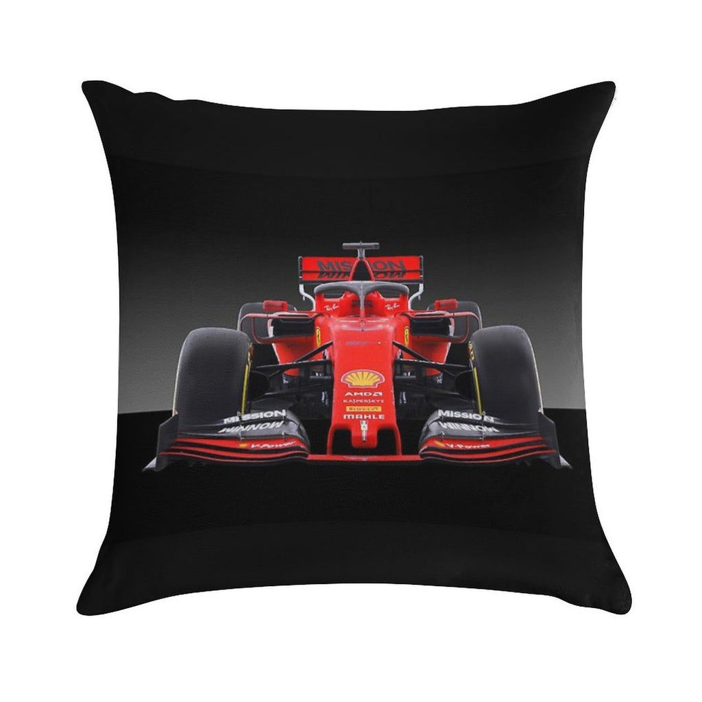 Ferrari F1 Formula 1 (#219) Soft Decorative Cover Throw Pillow