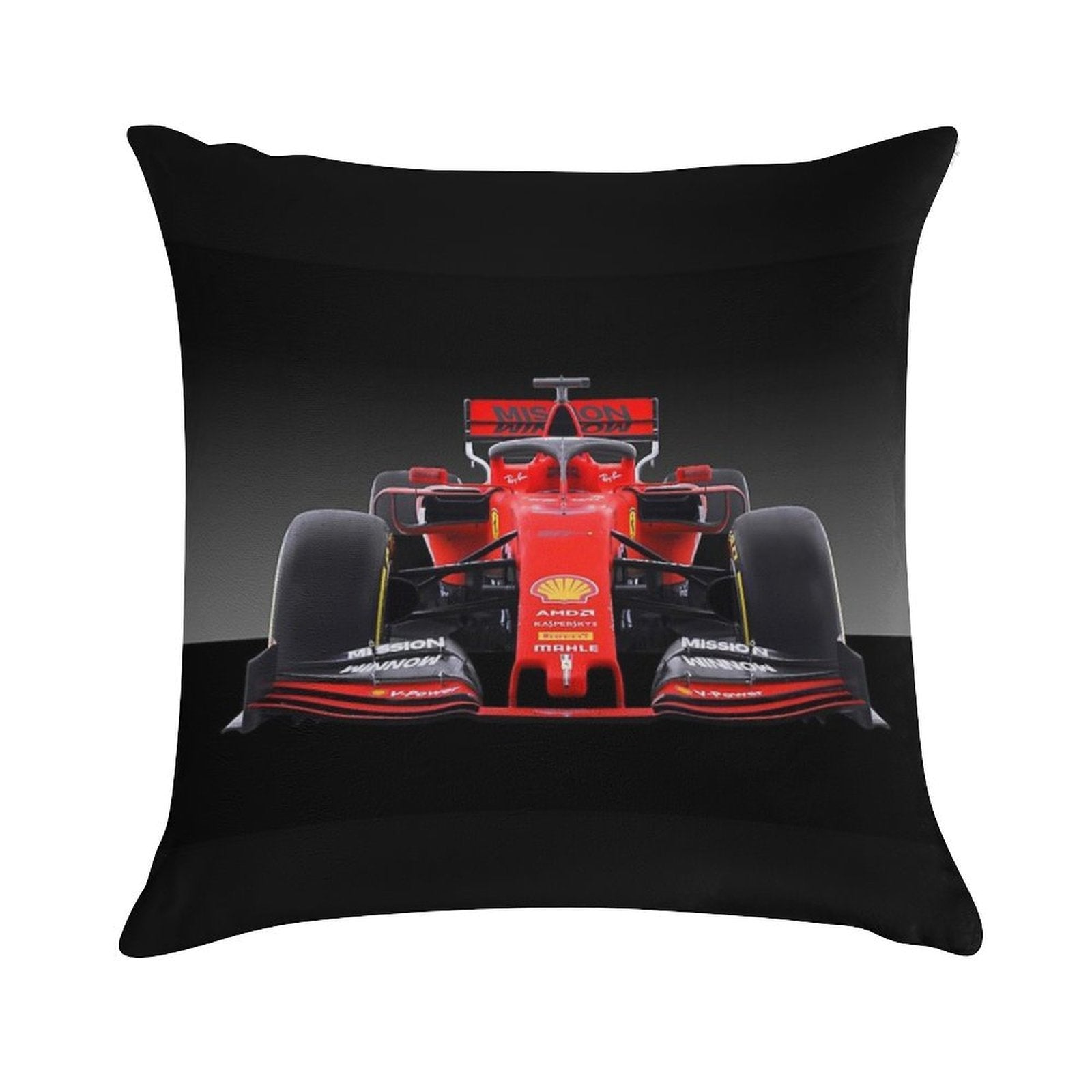 Ferrari F1 Formula 1 (#219) Soft Decorative Cover Throw Pillow
