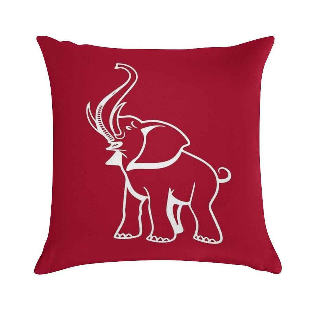 Delta Elephant Sigma Red Theta 2 Soft Style Accent Throw Pillow
