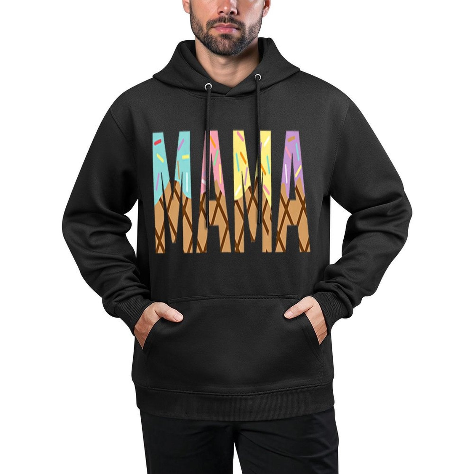 Mama Of The Sweet One Ice Cream 1st First Family Matching Machine Washable Hoodie