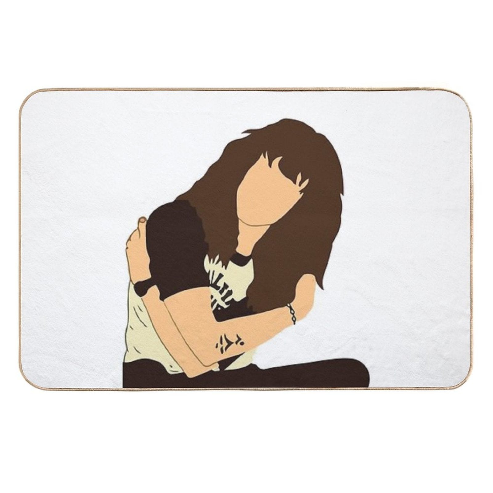 Stranger Things  Eddie Munson The Freak  Absorbent Bath Mat