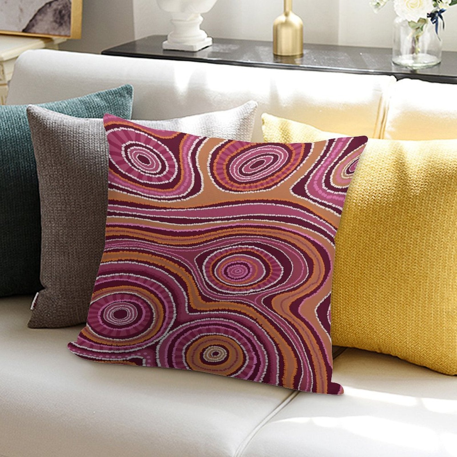 Djilba Soft High-Density Material Throw Pillow
