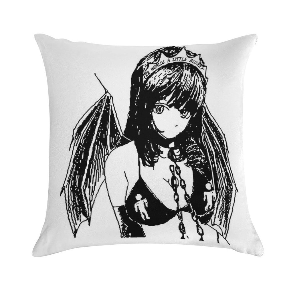 Princess Blurry Soft Warmth Comfort Throw Pillow