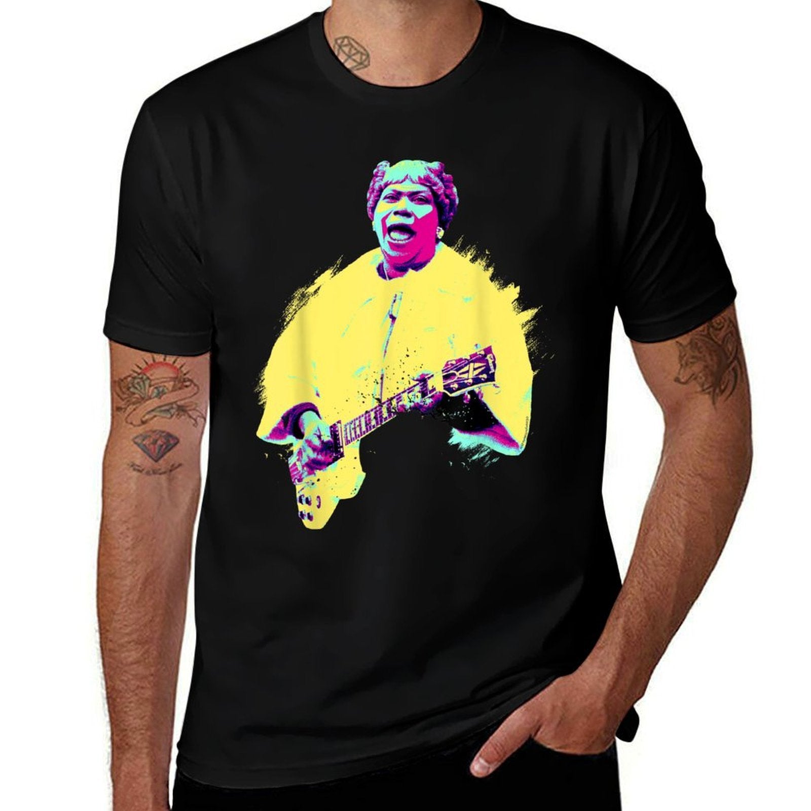 TV Times Sister Rosetta Tharpe Blues Gospel Train Pop Art  Odor-resistant T-Shirt