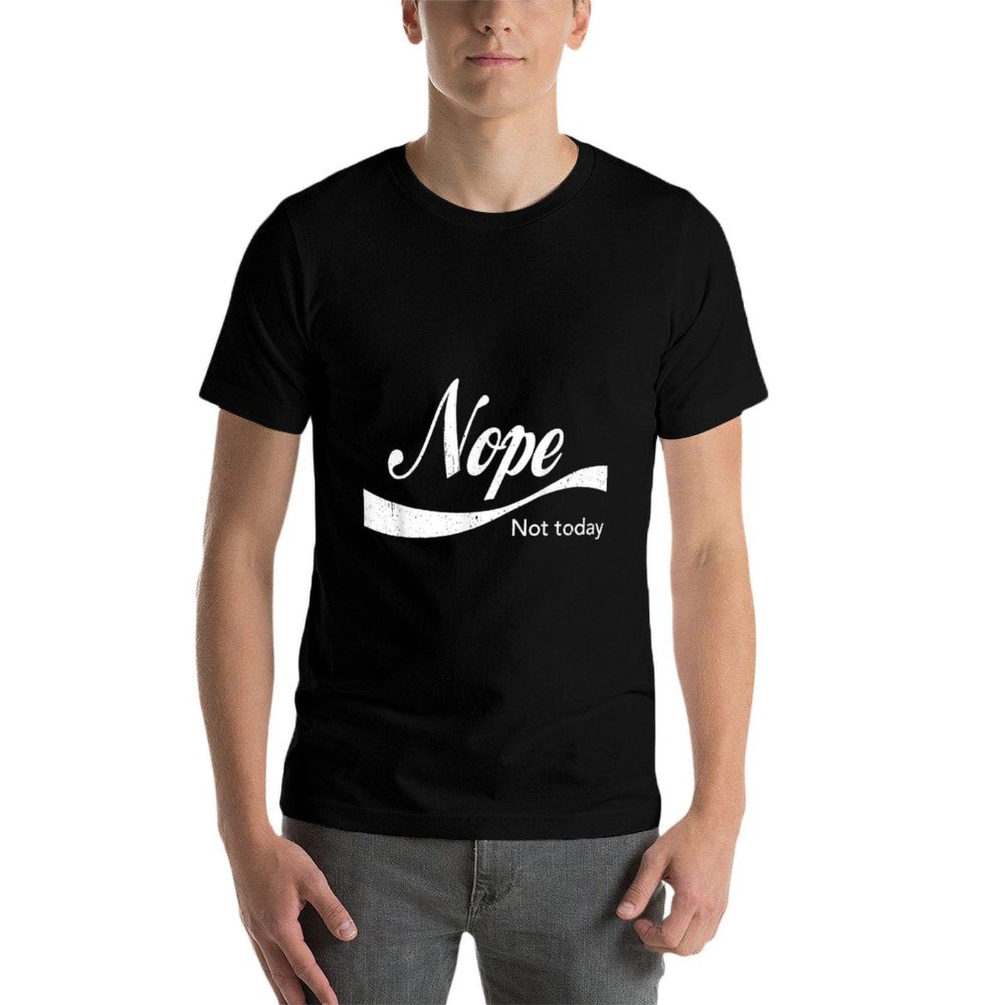 Vintage Nope Not Today  Eco-friendly Material T-Shirt