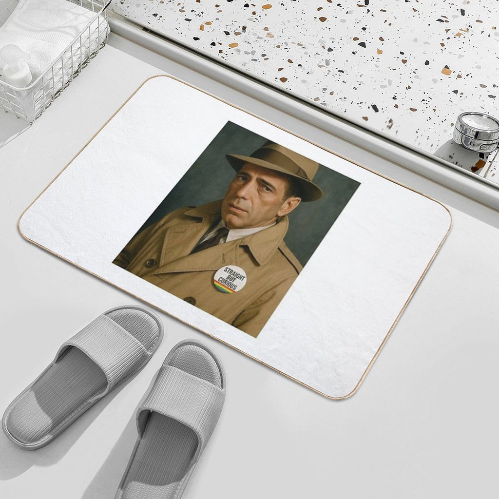 Humphrey Bogart – Straight But Curious (Vintage Pride Tribute)  Rapid-Drying Bath Mat