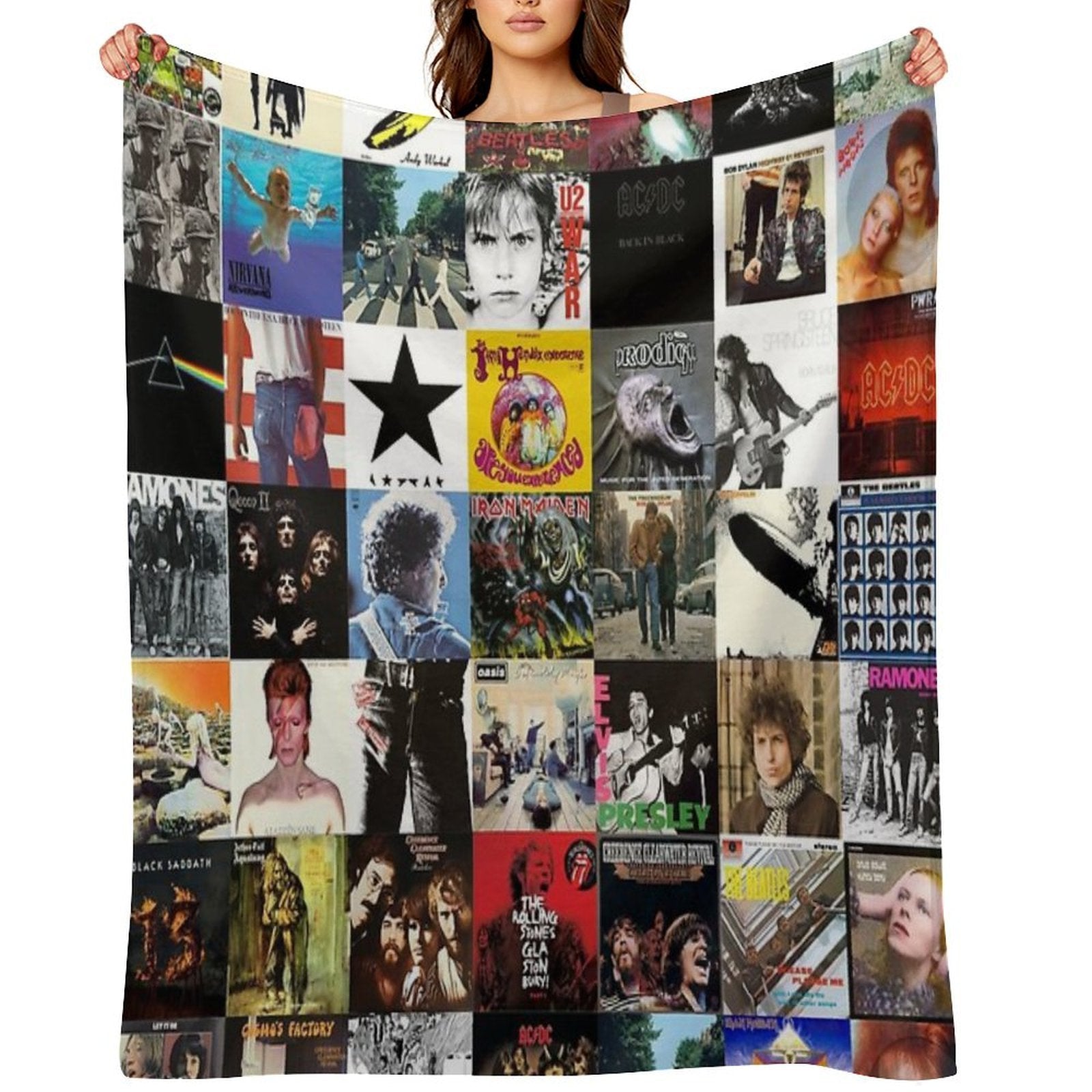 Vynil Lightweight Throw Blanket
