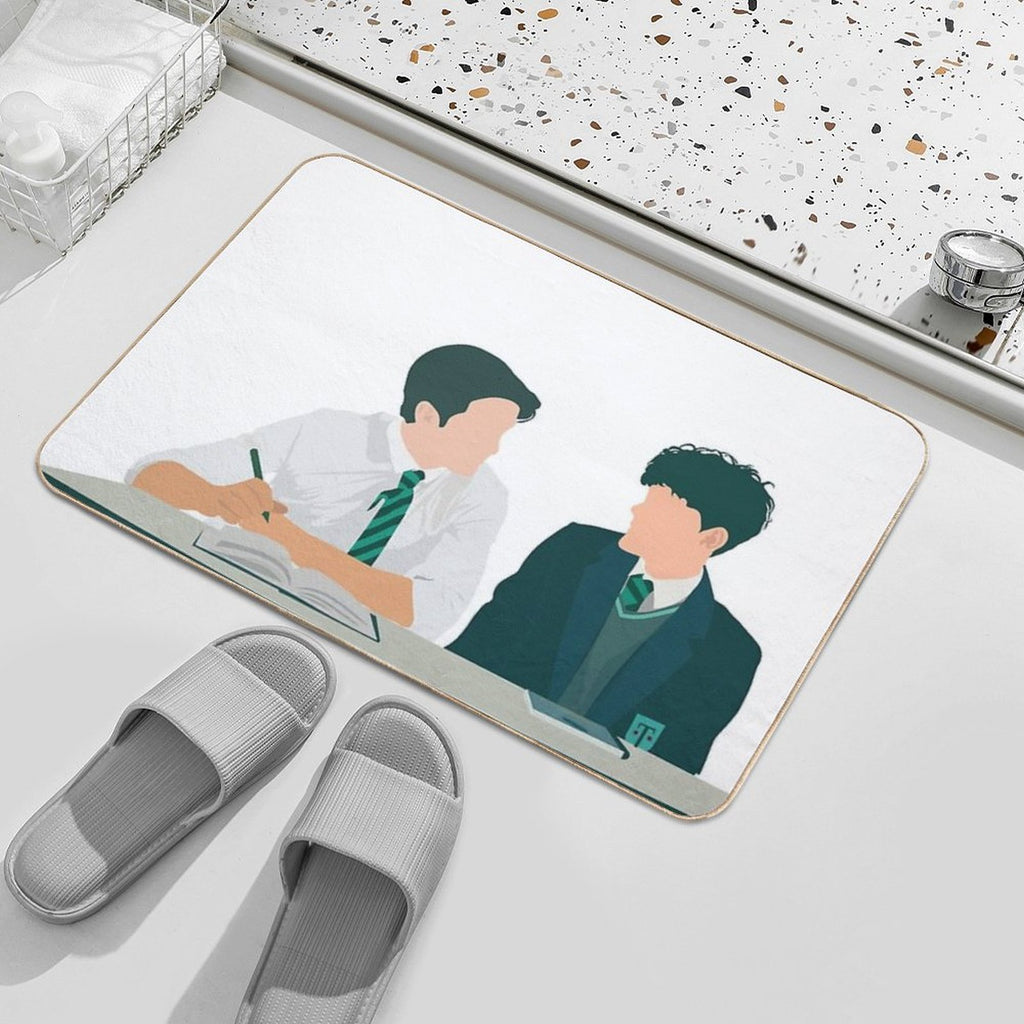 Heartstopper - Nick And Charlie  Non-Slip Bath Mat