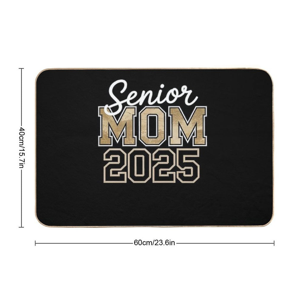 Mom Senior 2025 Proud Mom Of A Class Of 2025  Easy To Clean Bath Mat