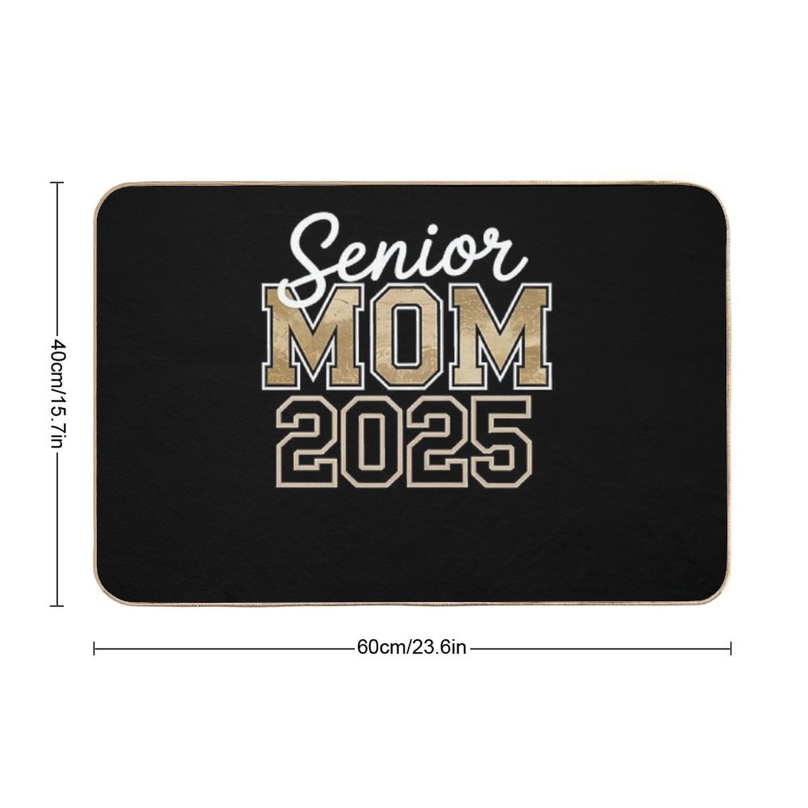 Mom Senior 2025 Proud Mom Of A Class Of 2025  Easy To Clean Bath Mat
