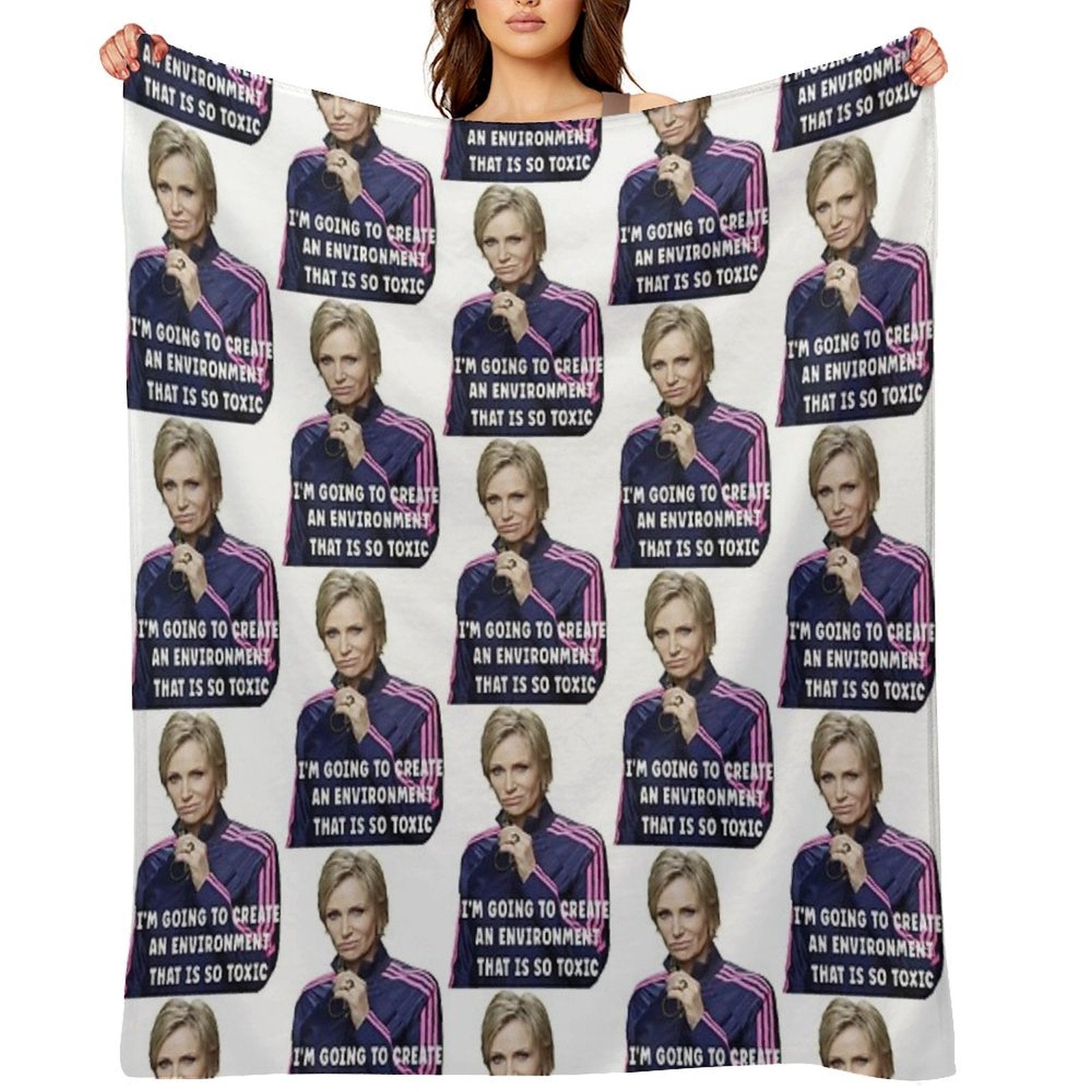 I'm Going to Create An Environment That Is So Toxic Easy Care Throw Blanket