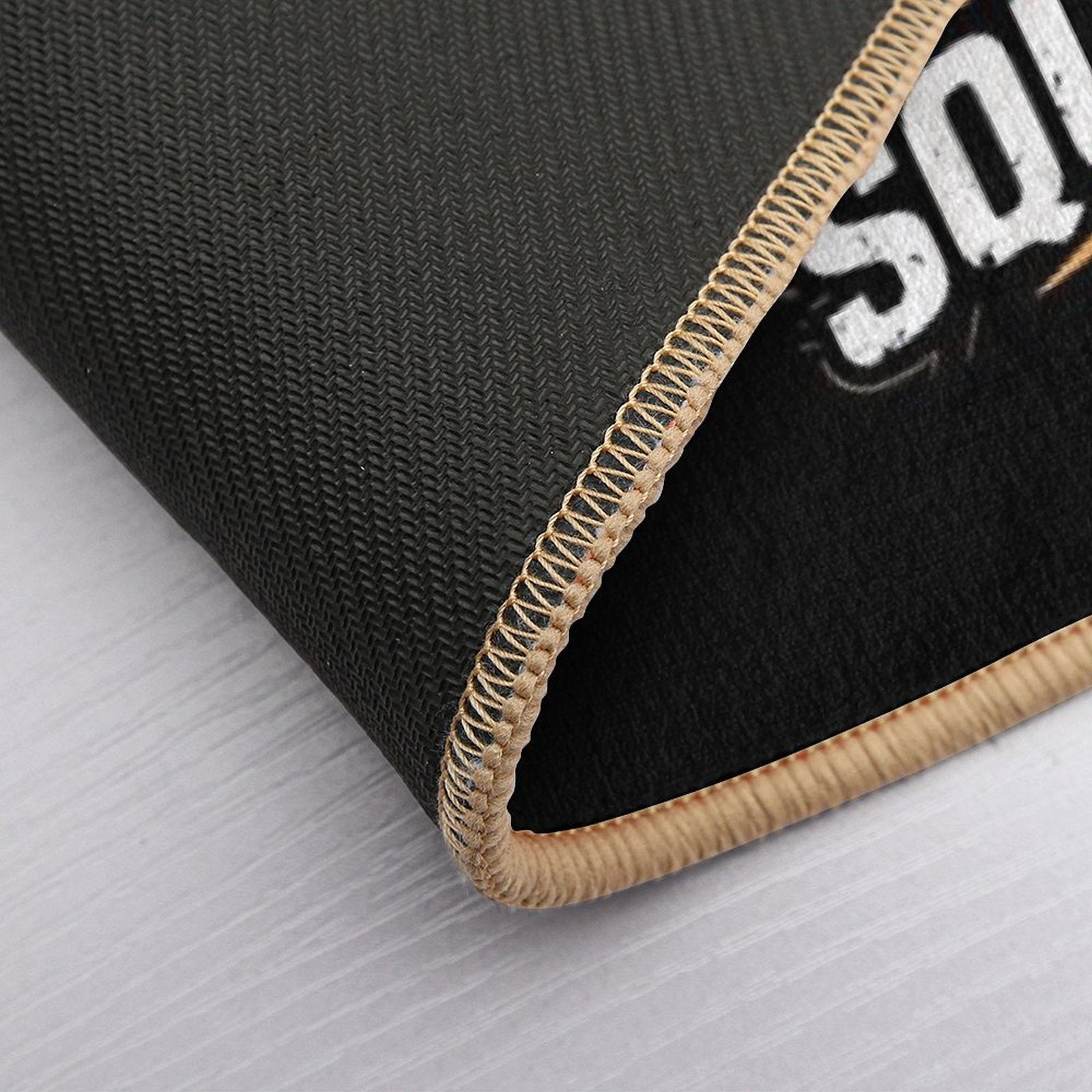 Fitness Gym Workout Weights Squat  Repositionable Bath Mat