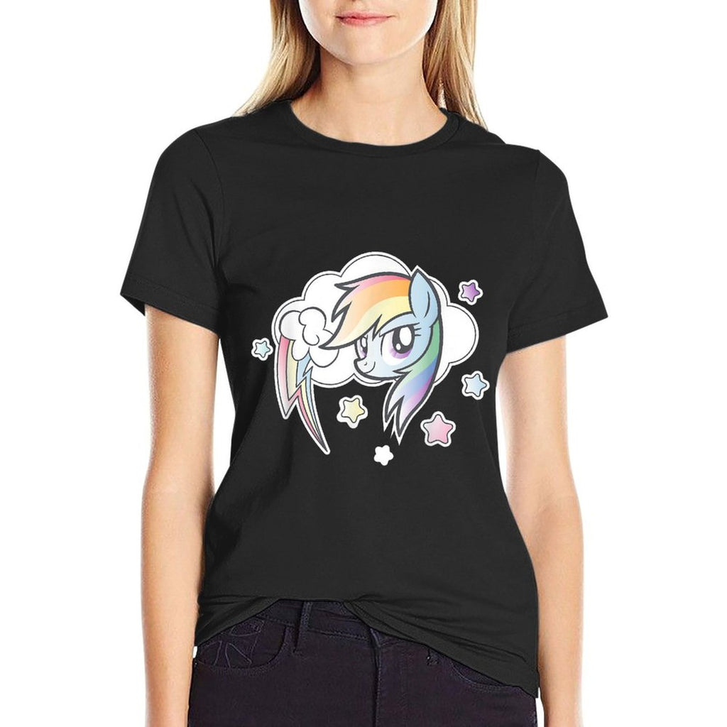 My Little Pony Rainbow Dash Cloud  Affordable Price T-Shirt