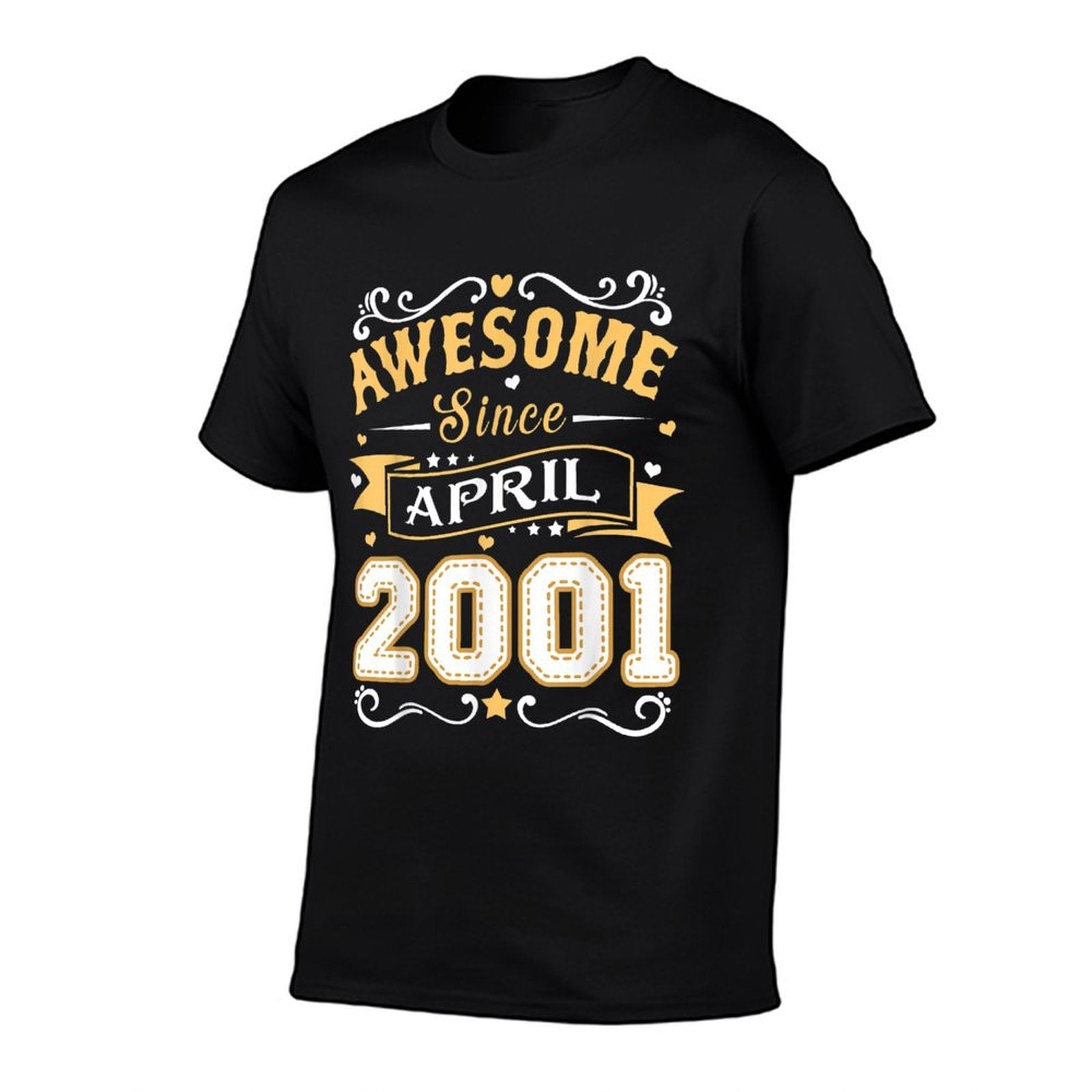 Awesome Since April 2001 21 Years Old 21st Birthday Comfortable T-Shirt