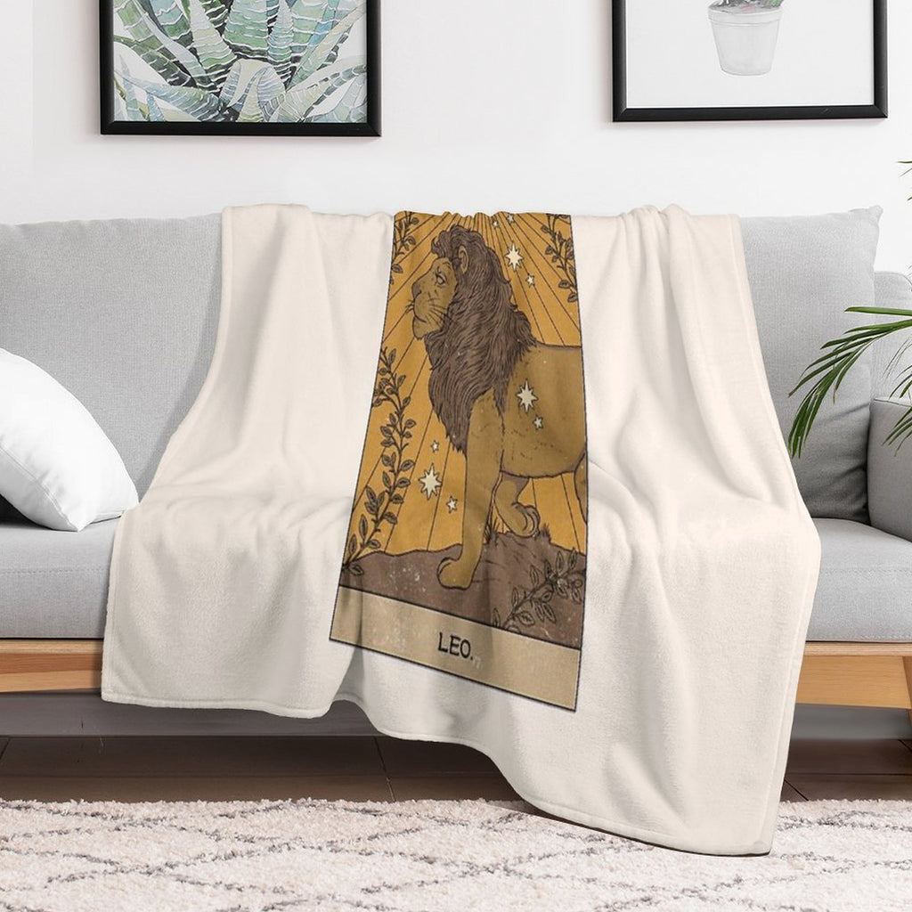 Leo Velvety-soft Throw Blanket