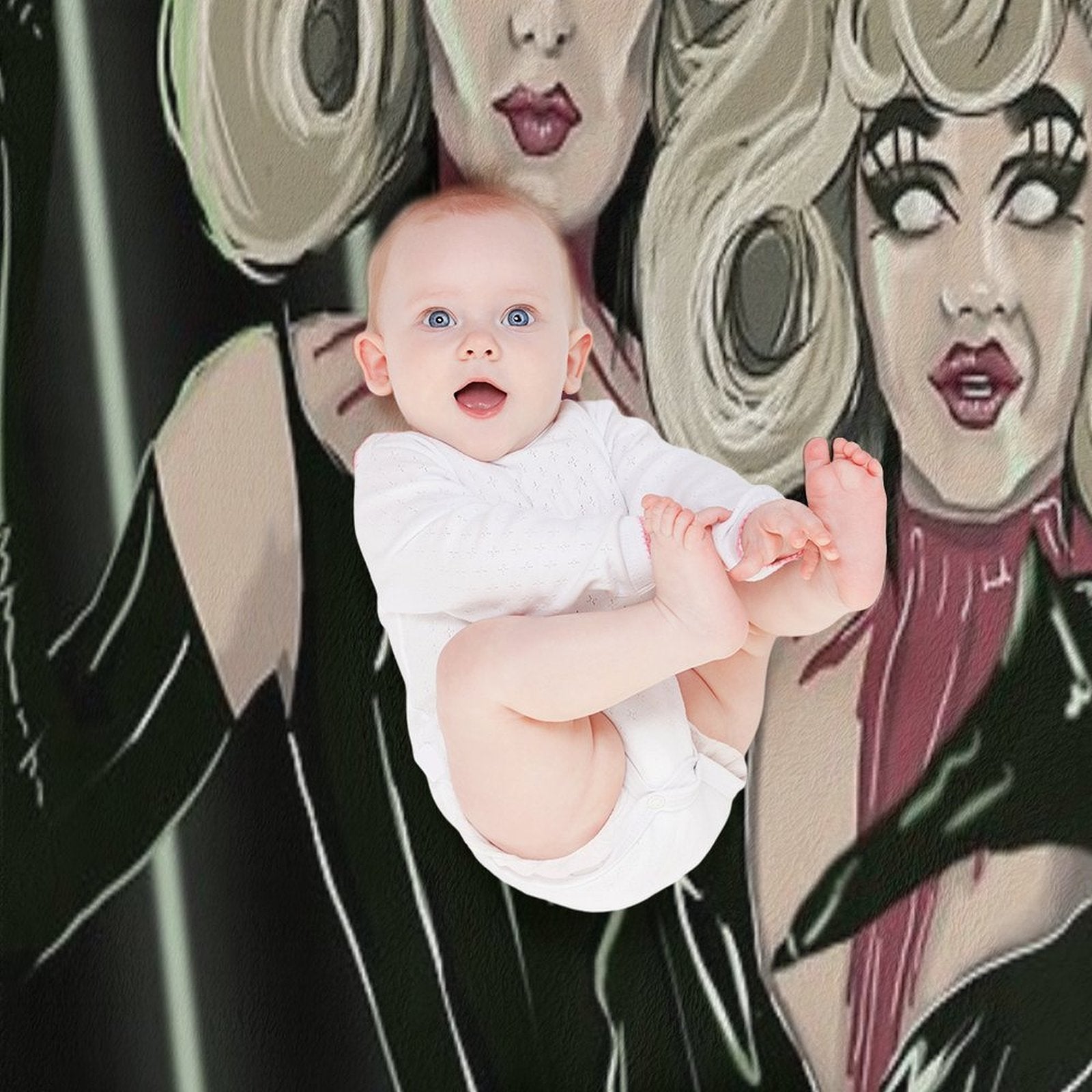 Meet Our Monsters! Boulet Brothers Season 3 Machine-washable Throw Blanket