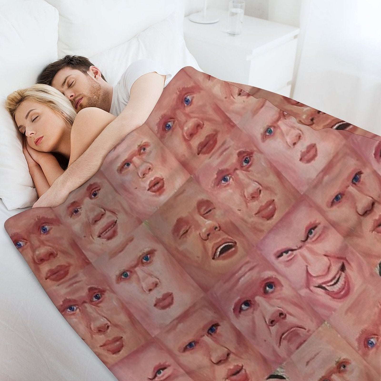 Erling Haaland Pattern Lightweight Throw Blanket
