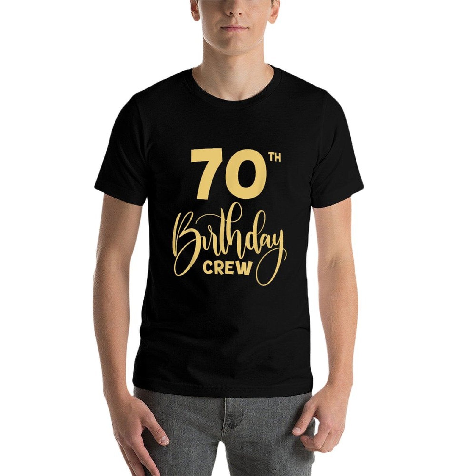 70th Birthday Crew for Gifts Birthday Party Group Family  Graphic-printed T-Shirt