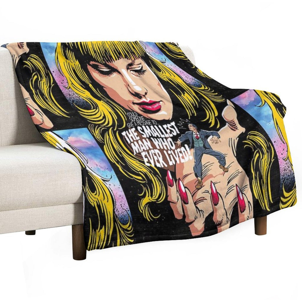 Smallest Man Compact Throw Blanket