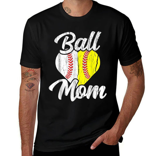 Team Sports For Mother&#39;s Day Ball Mom Baseball Softball Mam  Affordable Price T-Shirt