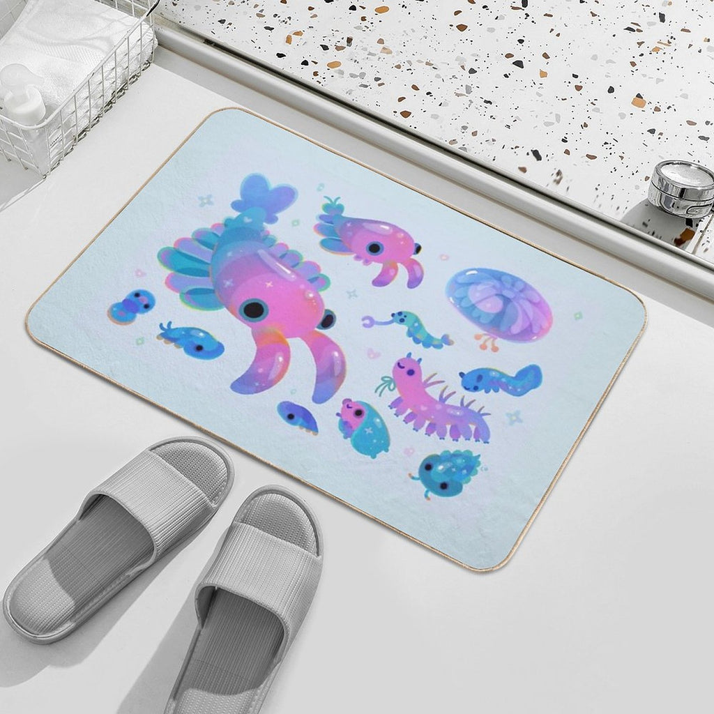 Cambrian Baby - Pastel  Repositionable Bath Mat