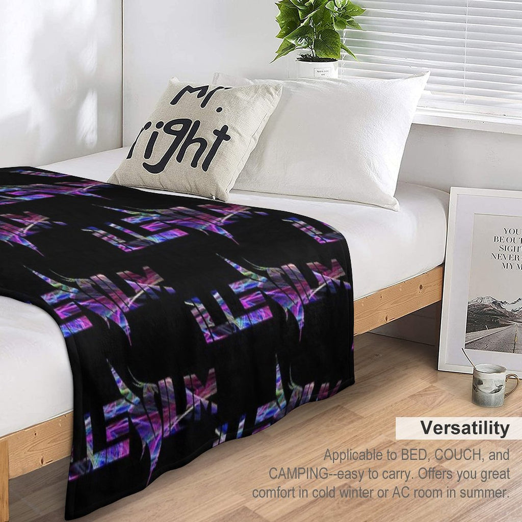 Illenium Rave EDM Fanart Premium Throw Blanket