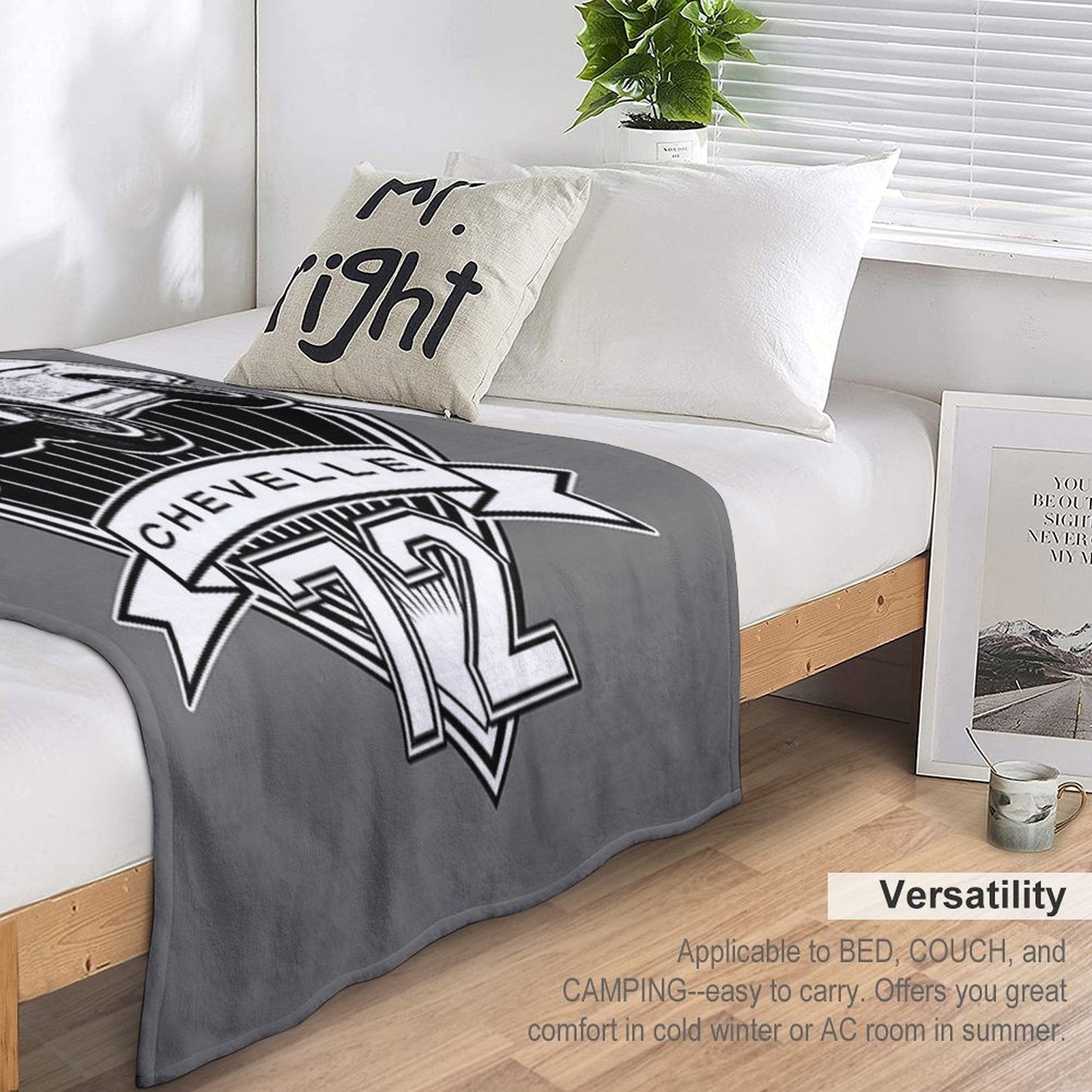 1972 Chevelle Shrink-resistant Throw Blanket