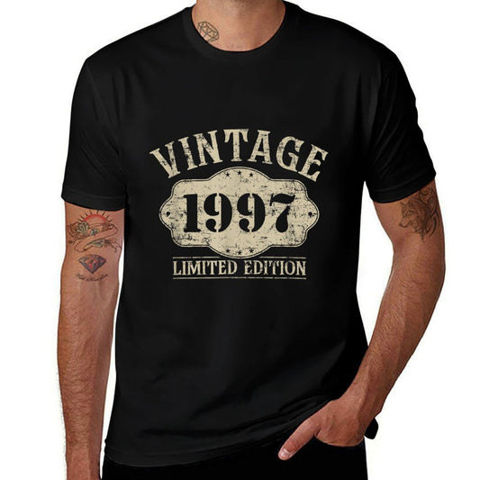 28th Birthday Born 1997 Limited Edition Vintage 1997  Wrinkle-resistant T-Shirt