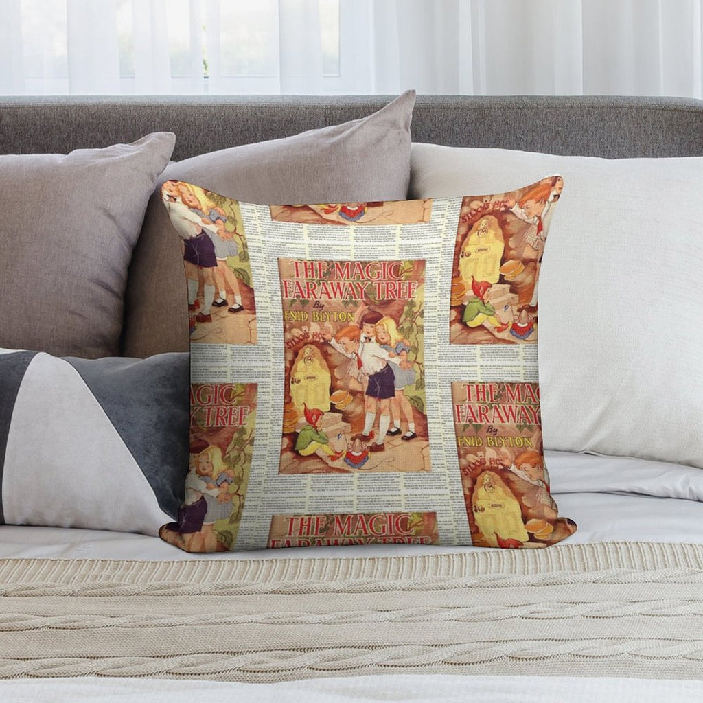 The Magic Faraway Tree Book Cover Soft Bedroom Essential Throw Pillow