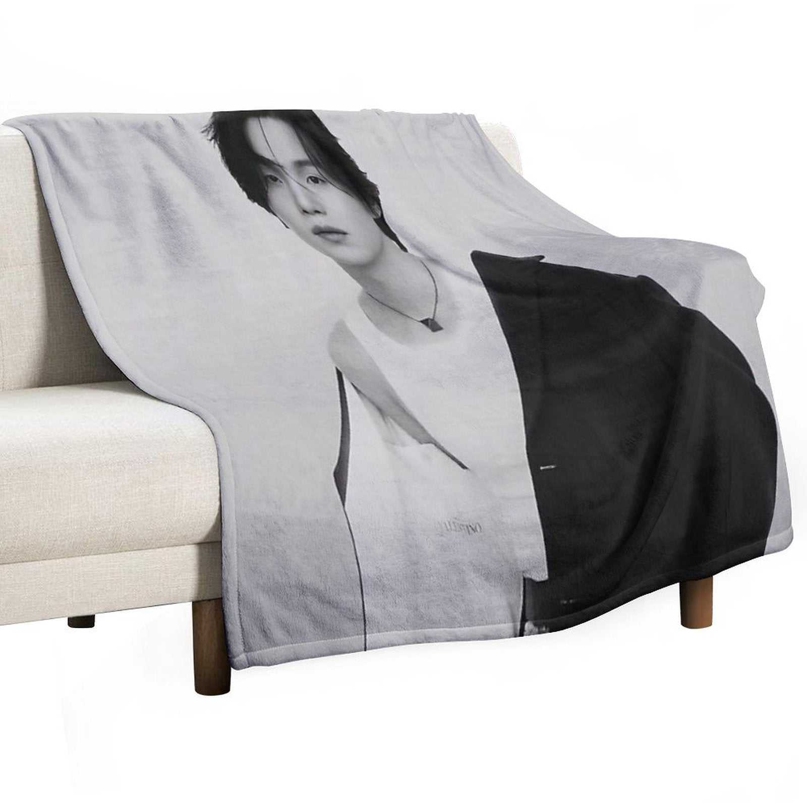 Min Yoongi BTS Suga Agust D Monochrome All-season Throw Blanket