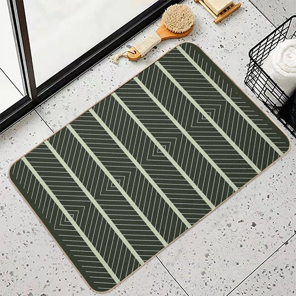 Lines In Lines  Versatile Bath Mat