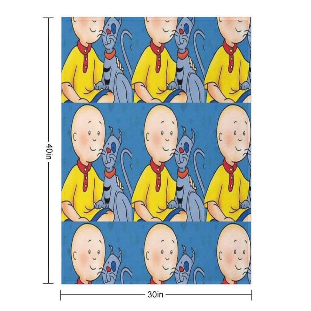 Caillou D Machine-washable Throw Blanket