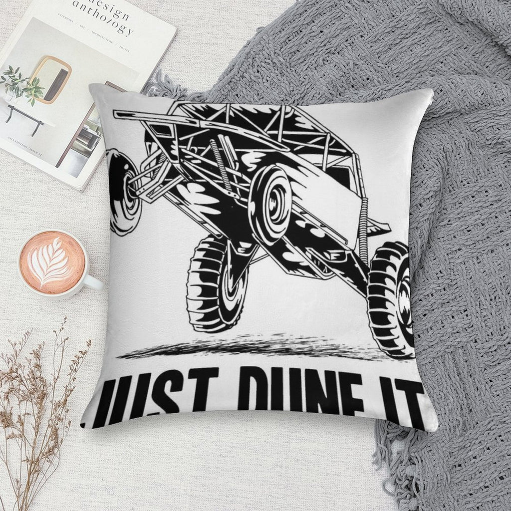 Dune Buggy Just Dune It Soft Shrink-Resistant Throw Pillow