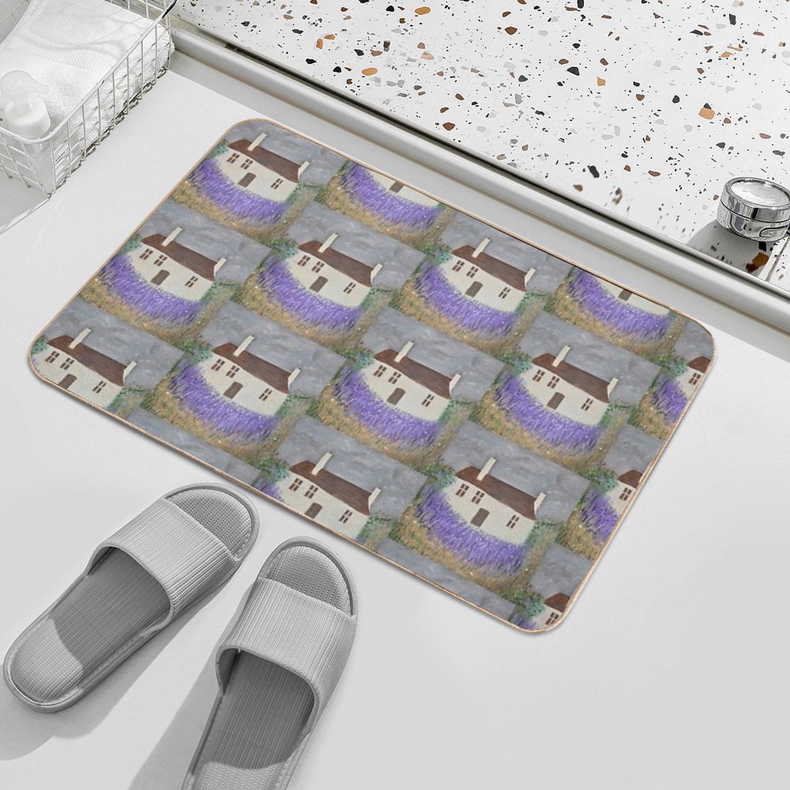 Lavender Cottage Serenity Durable Bath Mat