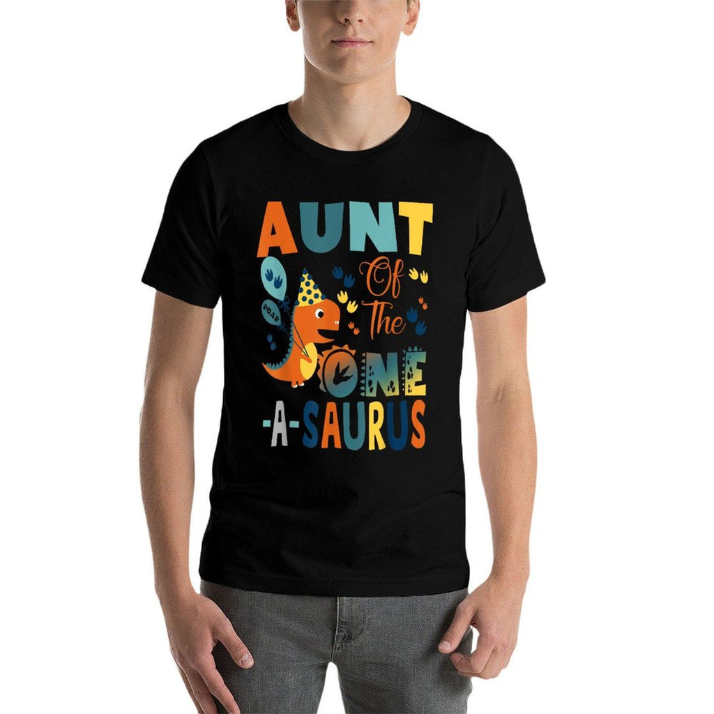 Aunt Of The One-A-Saurus 2Nd Birthday Dinosaur Party  Classic T-Shirt