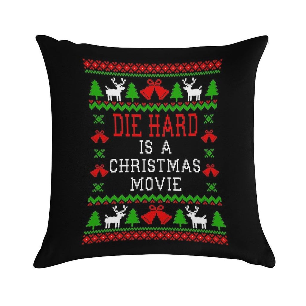 Die Hard Is A Christmas Movie Soft Washable Throw Pillow