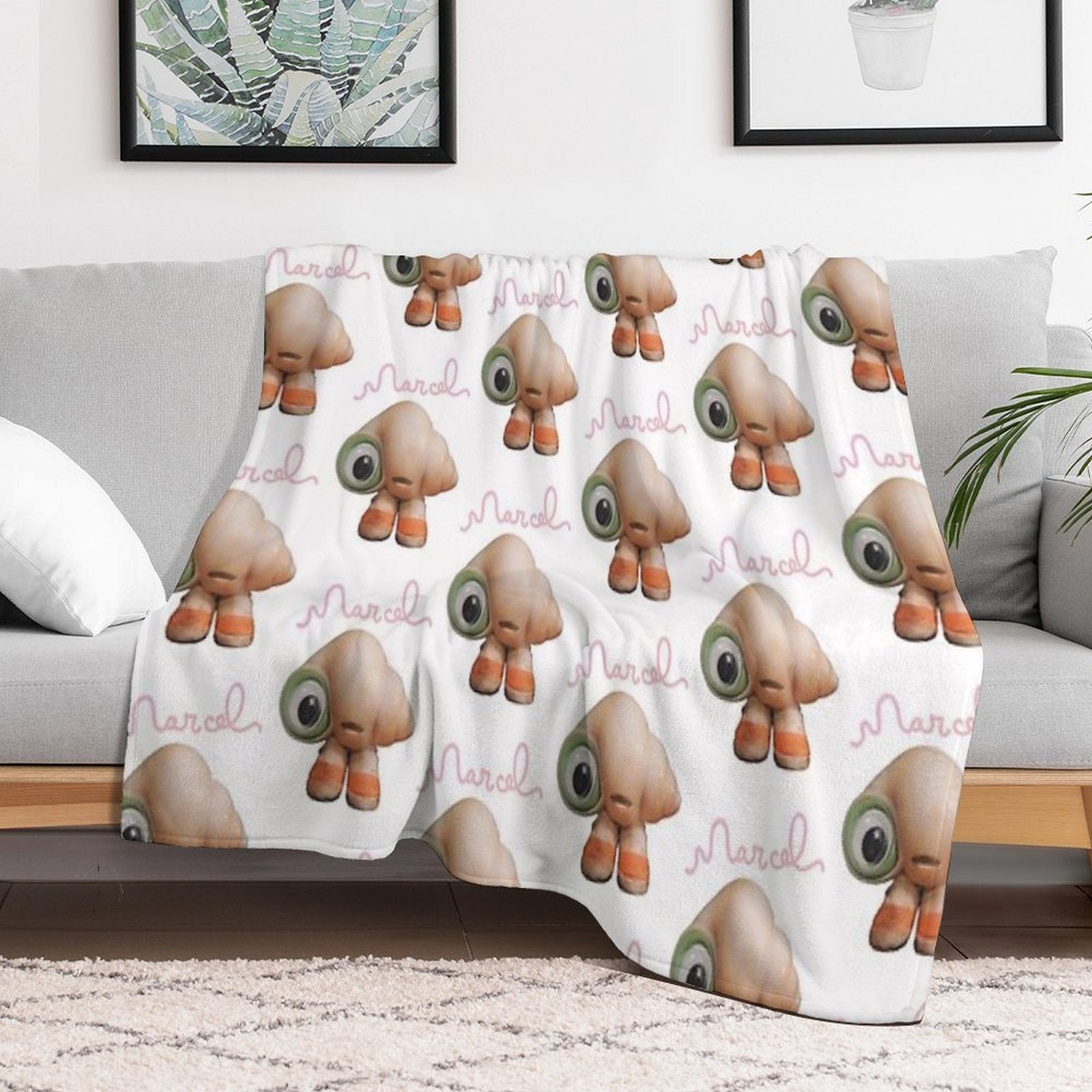 Marcel The Shell with Shoes On Live Action Anti-pilling Throw Blanket